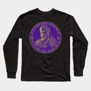 Caesar Marcus Aurelius Antoninus Augustus Long Sleeve T-Shirt